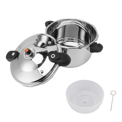 Stainless Steel 12L Dual-Handle 80kPa Cooker 1