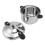 Stainless Steel 12L Dual-Handle 80kPa Cooker 1