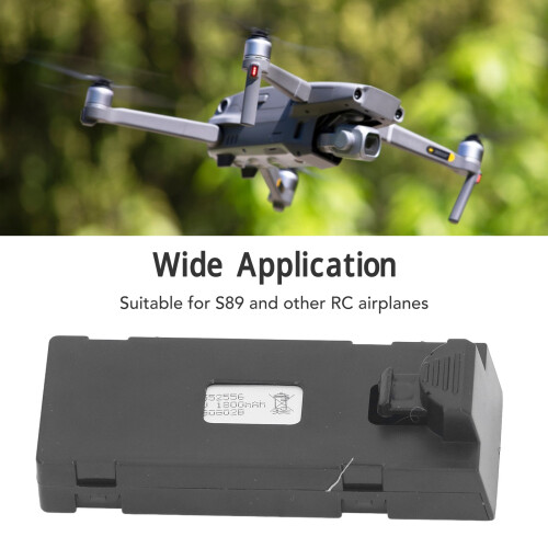 1800mAh Lithium Battery for S89 RC Drone, 3.7V Replacement 2