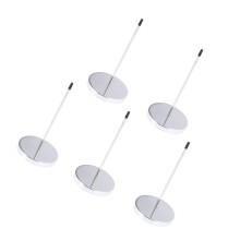 Pack of 5 Preload Forks Beak Tip Straight Bar Till Tip Receipt Holder Desktop Memo Holder The Accoutant Metal Silver