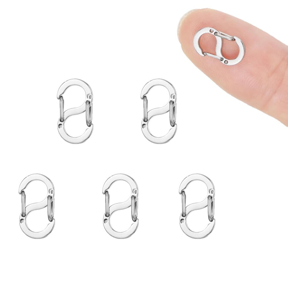 Lobster Clasps Double Opening Double-Open Chain Clasp S-Lock Necklace And Bracelet Clasps 5 Pieces Connectors