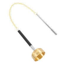 Copper Hand Bell, Traditional Buddhist Bell, Portable Percussion Instrument For Prayer Rituals