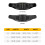 Lendenwirbelstützgürtel M/L/XL Schwarz - SBR+Gummi 1