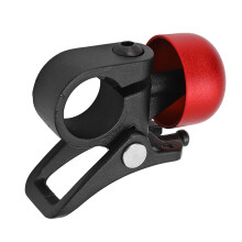 Small Aluminum Alloy Bike Horn Clear Sound Fits Xiaomi Red Scooter Handlebar