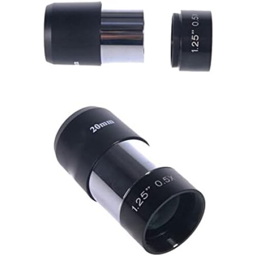 Microscope 1.25-Inch 31.4mm 0.5x Reducer Lens For Astronomical Telescope Accessory 2