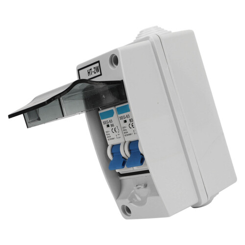 SEG 63 2-polige MCB wasserdichte Verteilerbox 6A-32A 2