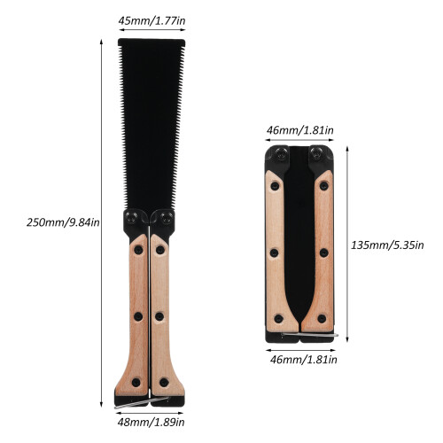 Mini Folding Hand Saw for Woodwork, 5.5in Compact & Portable