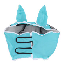 Pferde-Fliegenmaske Allround-Mesh Blau S 42x35cm
