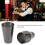 Edelstahl 2-teiliger Martini-Shaker Schwarz 12
