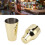 2-teiliger 304-Edelstahl Cocktail-Shaker Gold 13
