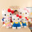 (Pink,40cm)Sanrio Hello Kitty Cartoon Plüschtier Stofftier abnehmbar beruhigend Kinder Geschenk 3