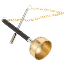 Bronze Yinqing Dharma Instrument, Copper Instrument, Traditional Instrument, Buddhist Ritual Accessory, Yin-Qing Black