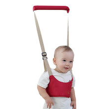 Baby Walking Harness Red, Adjustable, Breathable, 6-24 Months