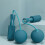 Blue Cordless Skipping Rope with Weighted Balls for Efficient Exercise 4