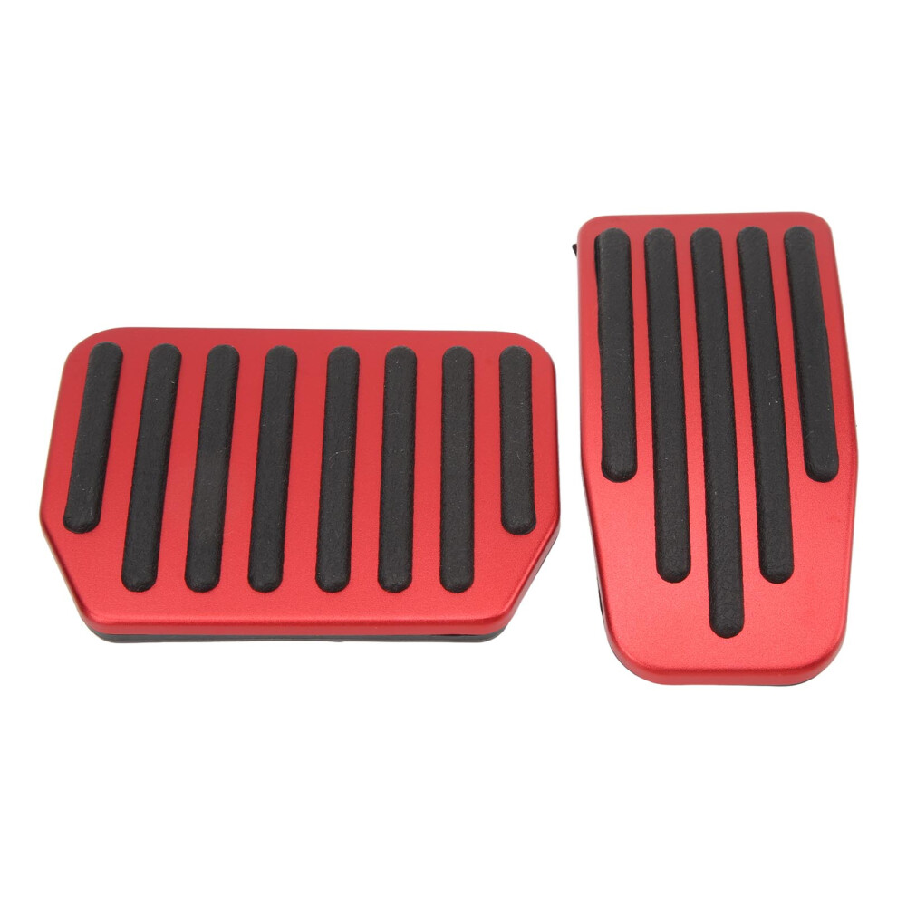 Aluminum Foot Pedal Set For Tesla Model 3/Y - Enhance Safety & Style Red 4661338341096