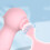 Seahorse-Shaped Tongue-Suction Wand Pink 3
