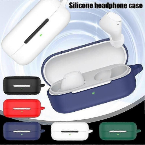 (Black)Suitable For Wf-c510 Headphone Cover Silicone Cover Charging Compartment 2