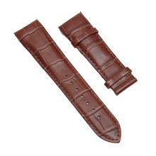Braunes Leder-Uhrenarmband 23mm Verstellbar Unisex