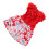 Blumenmuster Polyester Hundekleid Rot Größe S Leichtgewichtig 9