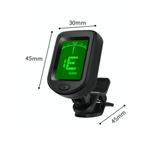 Digital LCD Electronic Tuner for Guitar/Violin, 45x30mm 2