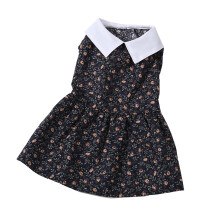 Blumenprint Hundekleid Prinzessinnenkleid XS weiches Polyester