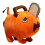 Modell: Hund-Plüschtier - 25 cm, 0,2 kg, lebendige Farben 10