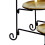 Dreischichtiger Obstkorb-Edelstahl-goldfarben 11