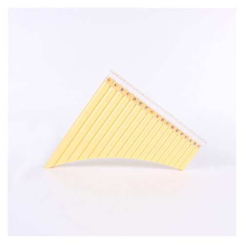 Pan Flute 18-Pipe Version And 16-Pipe Version For Beginners In C Key Yellow