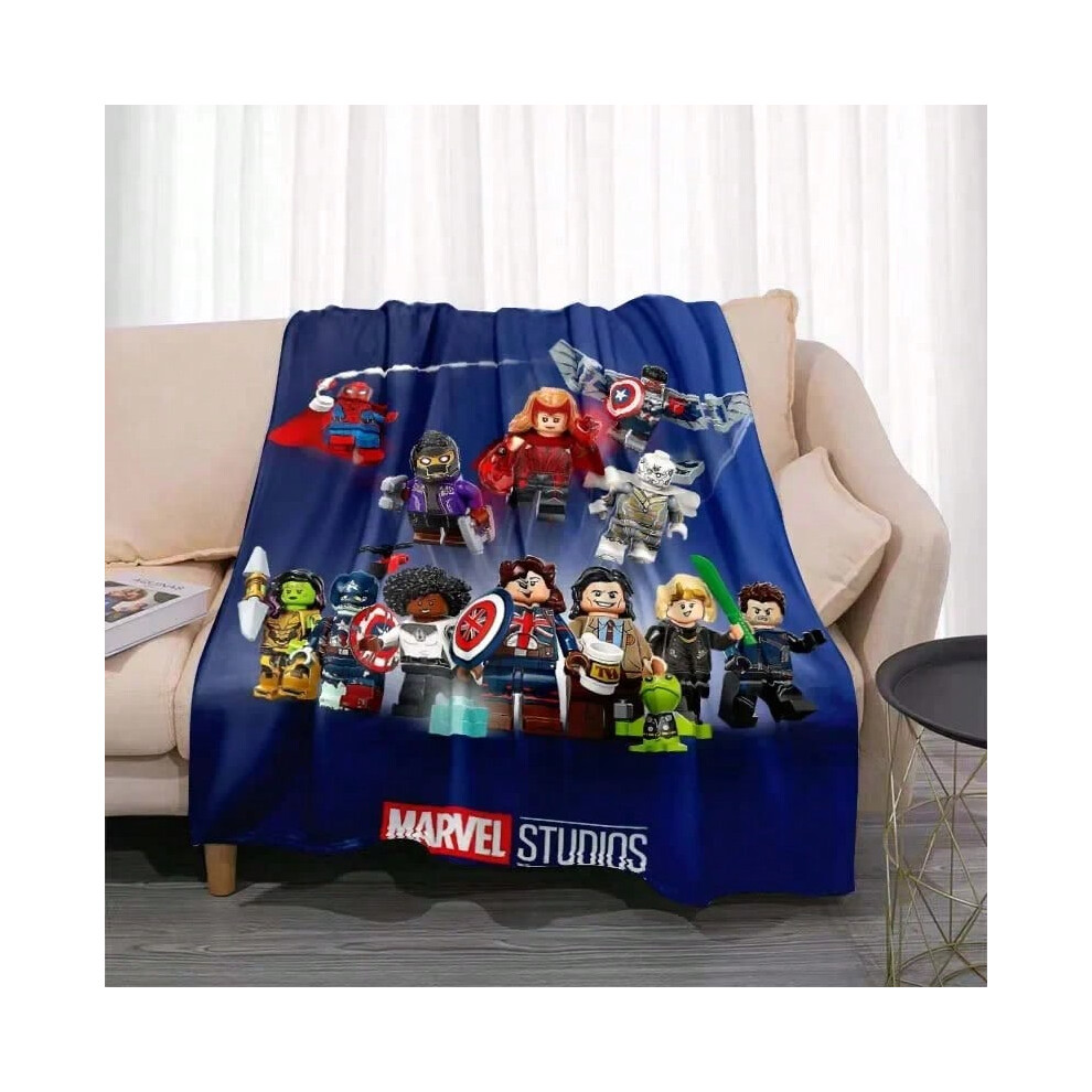 (22, 125X150CM) 3d Printing Cartoon Anime (Superhero) Hulk Blanket Bedroom Bed Sofa Cover Blanket Soft and Comfortable Warm Blanket-image-OPC-PJH5RZ7-NEW