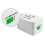 Universal-Reiseadapter 1500W 3.9x5x7.3cm Weiß 12