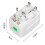 Universal-Reiseadapter 1500W 3.9x5x7.3cm Weiß 5