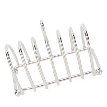Stainless Steel 3 Slot Toast Rack, Rustproof, 6.3x2.5in Bread Holder