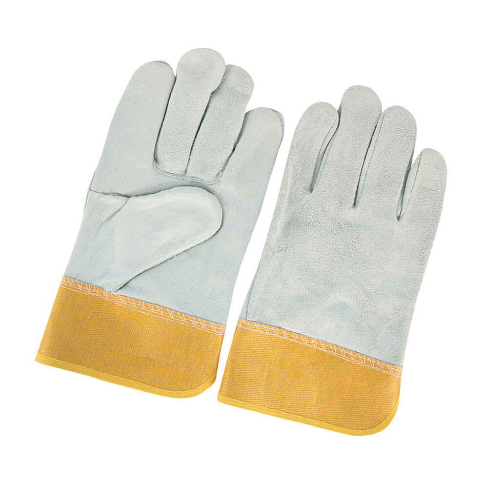 Cowhide Leather Welding Gloves Fireproof Heat Resistant Waterproof Work Gloves 27Cm 9301338350937