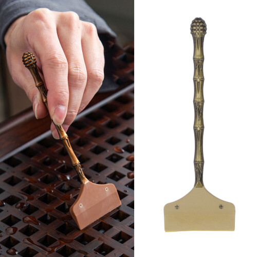 Teetablett-Reinigungsbürste 13,5  4,5 cm grün