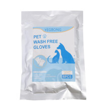 Pet Grooming Gloves 6-Piece Set For Cats Wash-Free Massage Glove For Cleaning And Coat Care Against Dirt And Loose Hair