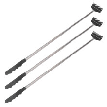 3 Stück Edelstahl ausziehbarer Rückenkratzer 6,9 oz