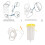 Kaffee-Enema-Set - Wiederverwendbares Silikon/ABS, 8.2oz 4