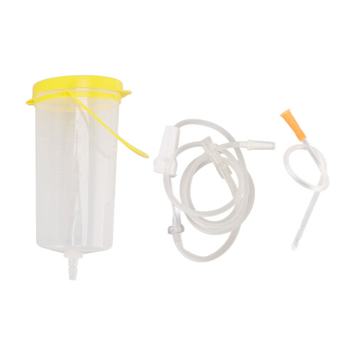Kaffee-Enema-Set - Wiederverwendbares Silikon/ABS, 8.2oz 1