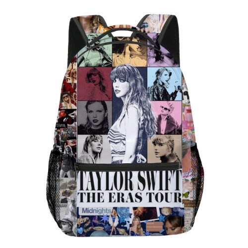 (Style C)Taylor Swift Printing Backpack Children School Bag Comfortable Large Capacity