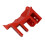 1/10 RC Achsengehäuse Oberer Stangenhalter 55x32mm Rot 14