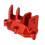 1/10 RC Achsengehäuse Oberer Stangenhalter 55x32mm Rot 7