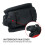 Erweiterbare MTB-Hintertasche 32x25x18 cm Schwarz/Rot/Blau 1