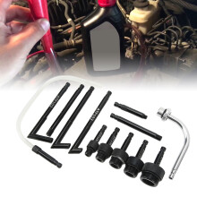 13 pcs Carbon Steel ATF Gearbox Filling Adapter Set for Transmission Oil