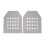 2Pcs EVA Bulletproof Plate Lining Soft Ultrathin Shockproof Gray 203g 11