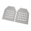 2Pcs EVA Bulletproof Plate Lining Soft Ultrathin Shockproof Gray 203g 9