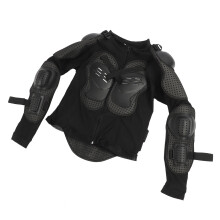 Full Body Protection Motorcycle Jacket Black XL for Max Safety