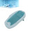 Foldable Heart Shaped Infant Bath Holder - Blue Ergonomic Design 1