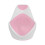 Foldable Pink TPE Baby Bath Support with Ergonomic Round Hole, Safe PP 2
