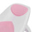 Foldable Pink TPE Baby Bath Support with Ergonomic Round Hole, Safe PP 15