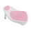 Foldable Pink TPE Baby Bath Support with Ergonomic Round Hole, Safe PP 16